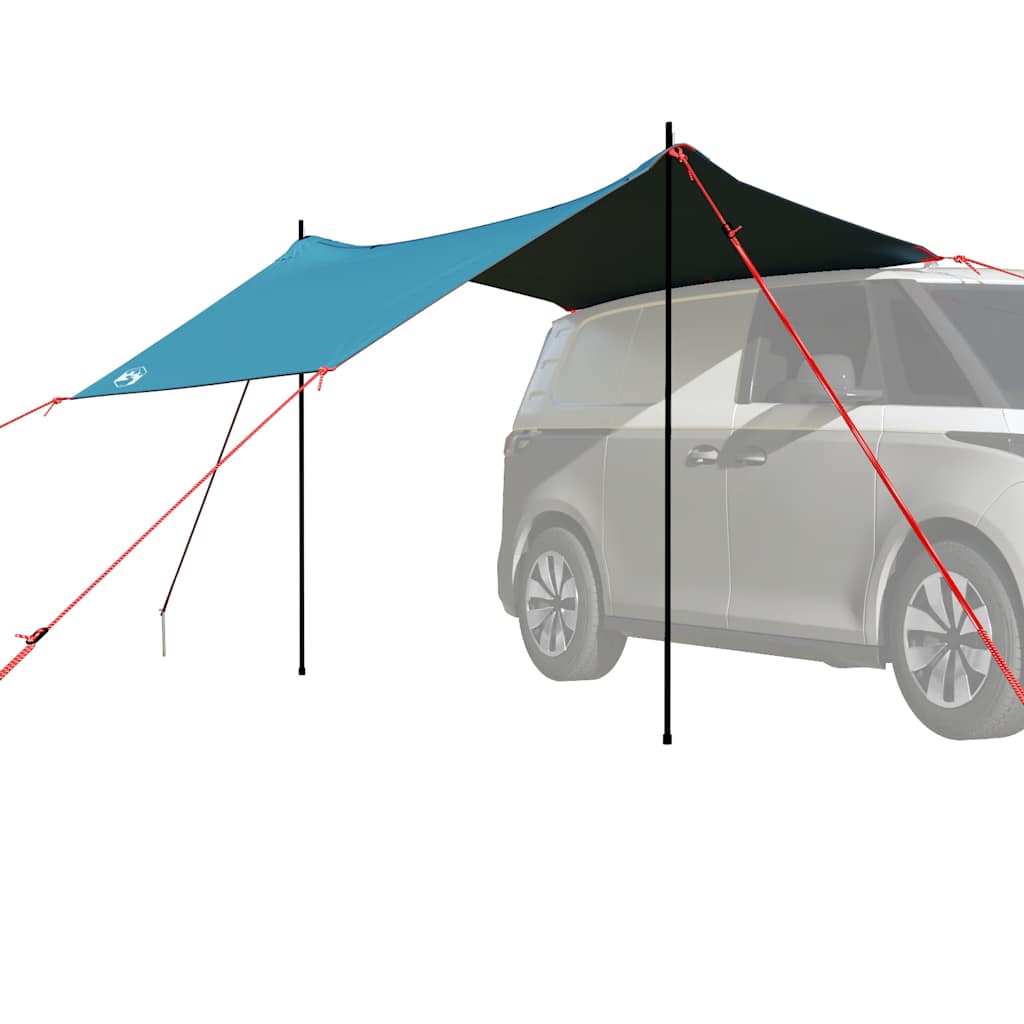 vidaXL Carpa para coche impermeable azul