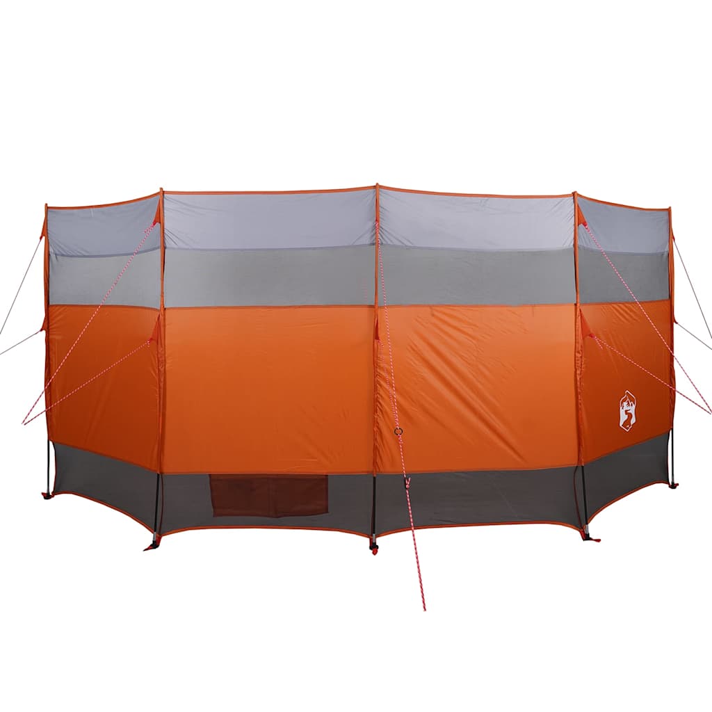 vidaXL Cortaviento de camping impermeable naranja 366x152x152 cm - Image 6