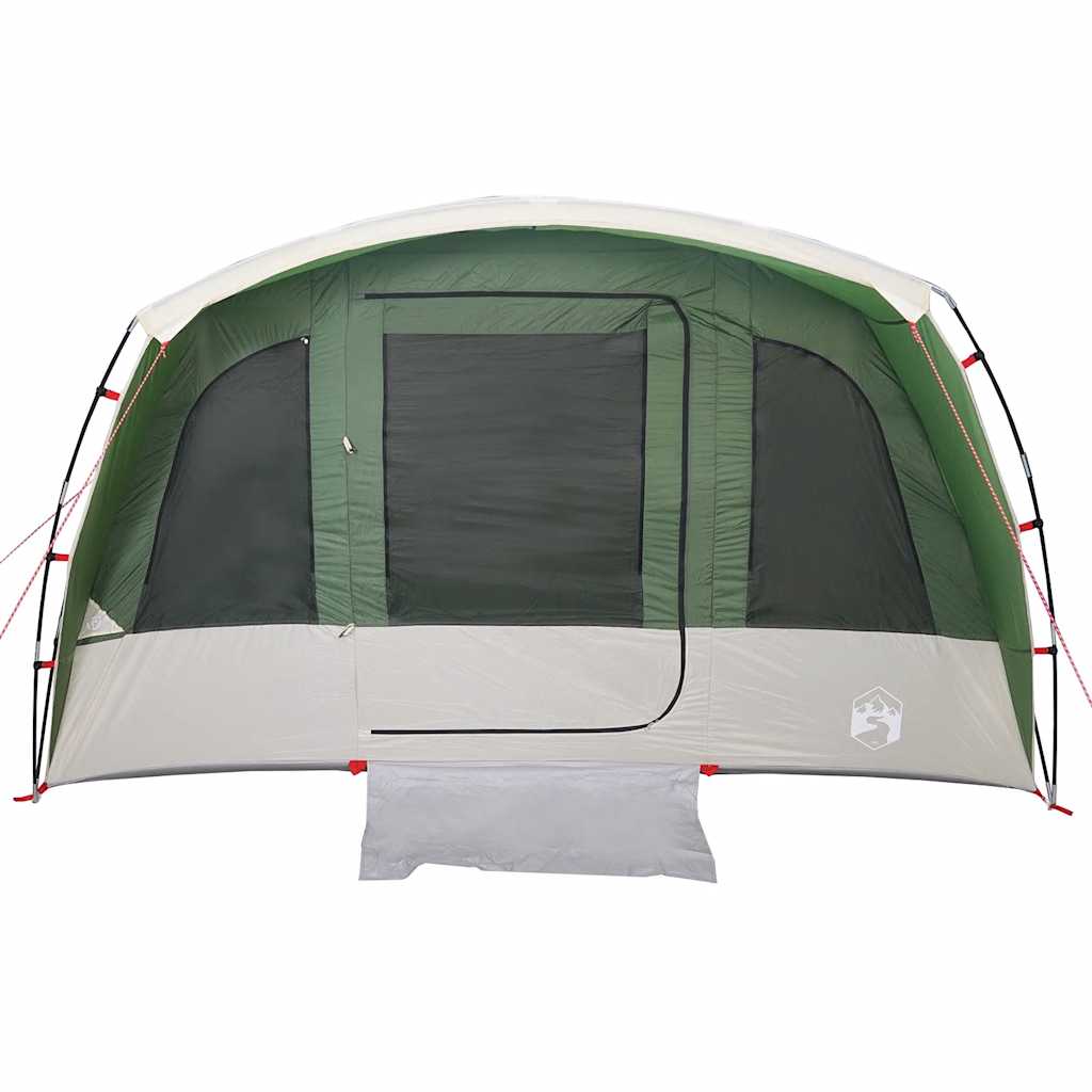 vidaXL Tienda de campaña familiar túnel 8 personas impermeable verde - Image 6
