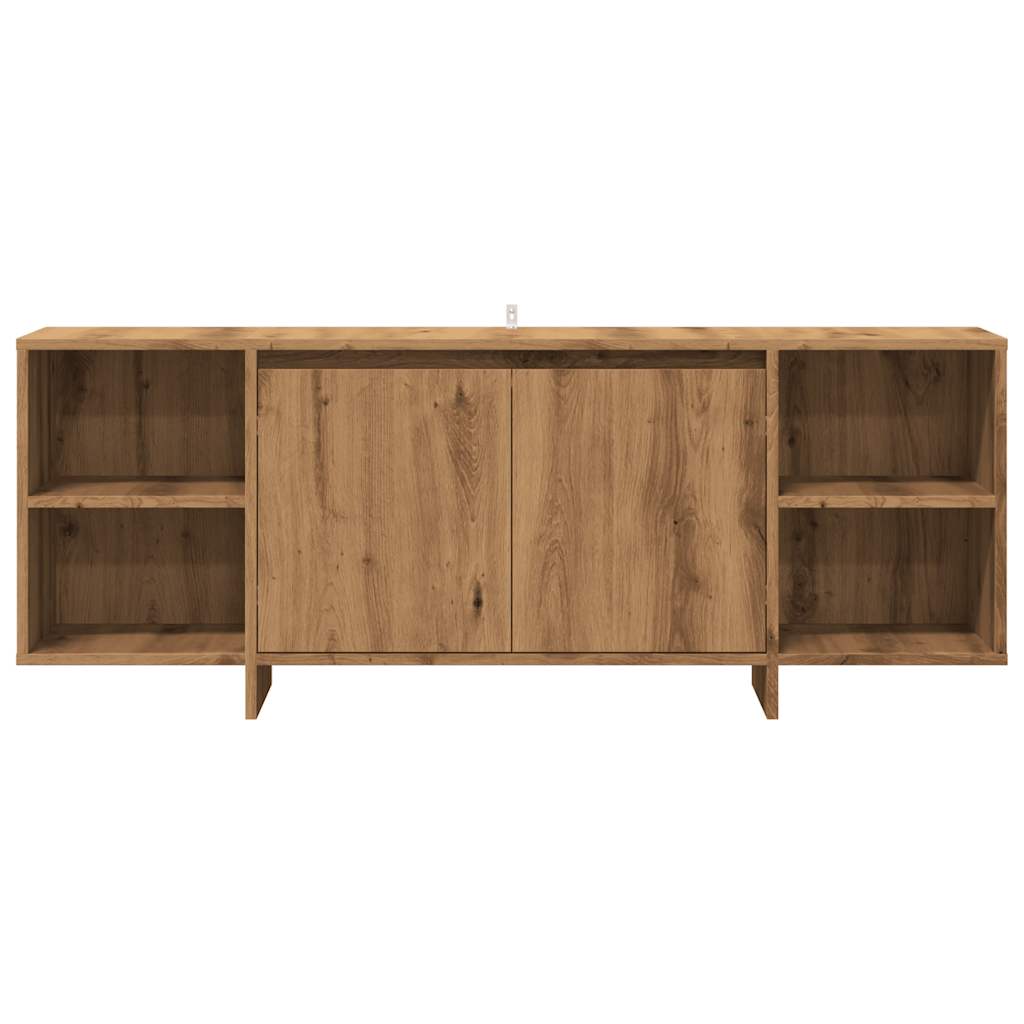 vidaXL Mueble de TV madera de ingeniería roble artisan 130x35x50 cm - Image 4