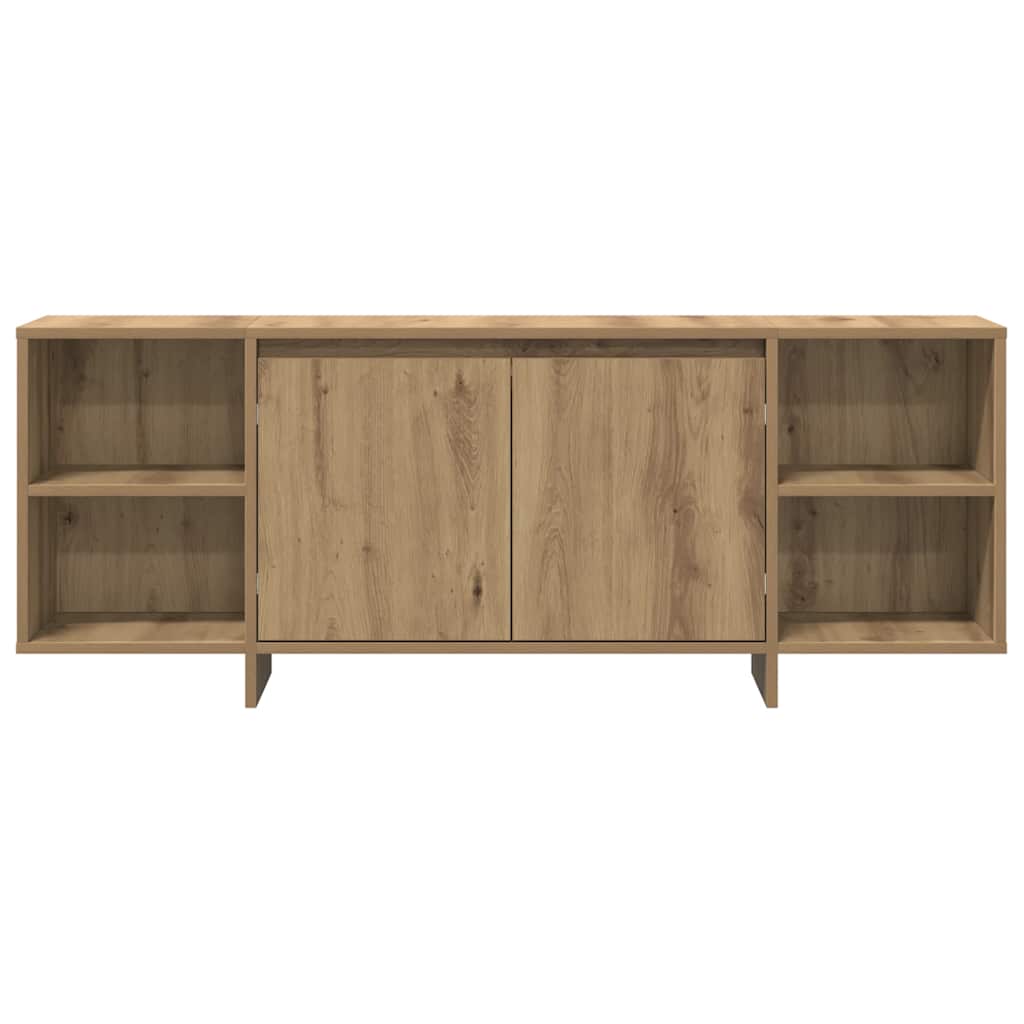 vidaXL Mueble de TV madera de ingeniería roble artisan 130x35x50 cm - Image 5