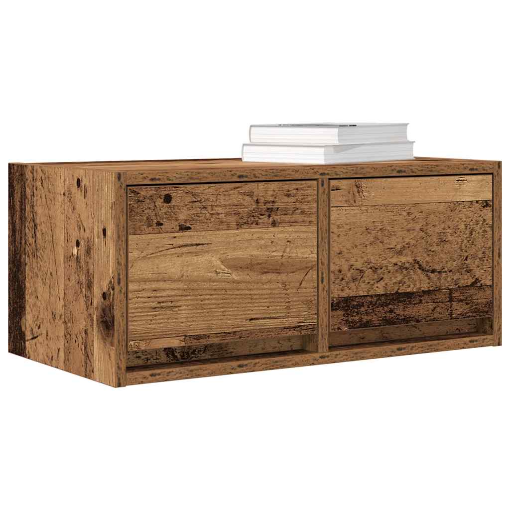 vidaXL Muebles de TV 2 uds 60x31x25,5 cm Madera ingeniería envejecida - Image 4