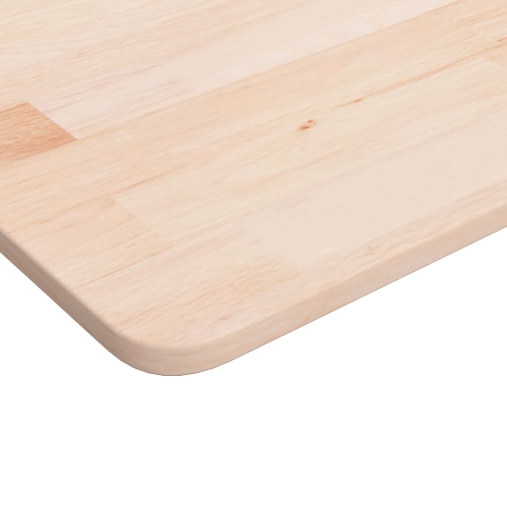 vidaXL Tablero de mesa cuadrada madera de roble sin tratar 70x70x1,5cm - Image 3