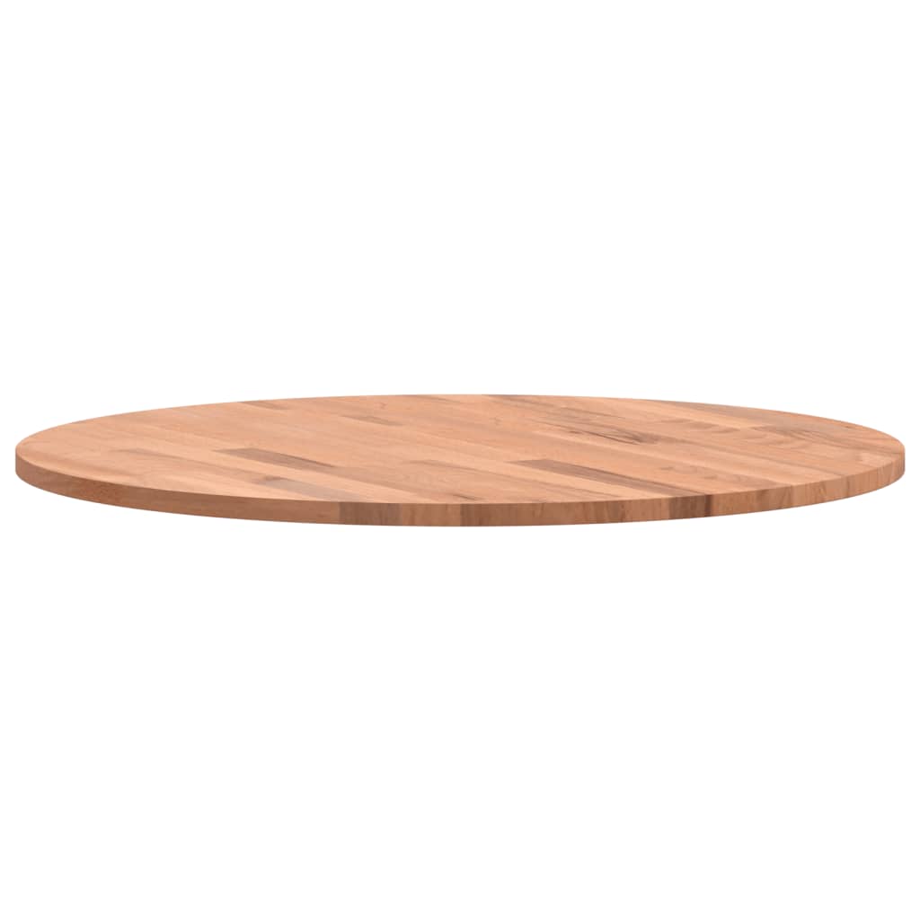 vidaXL Tablero redondo de madera maciza de haya Ø60x1,5 cm - Image 5