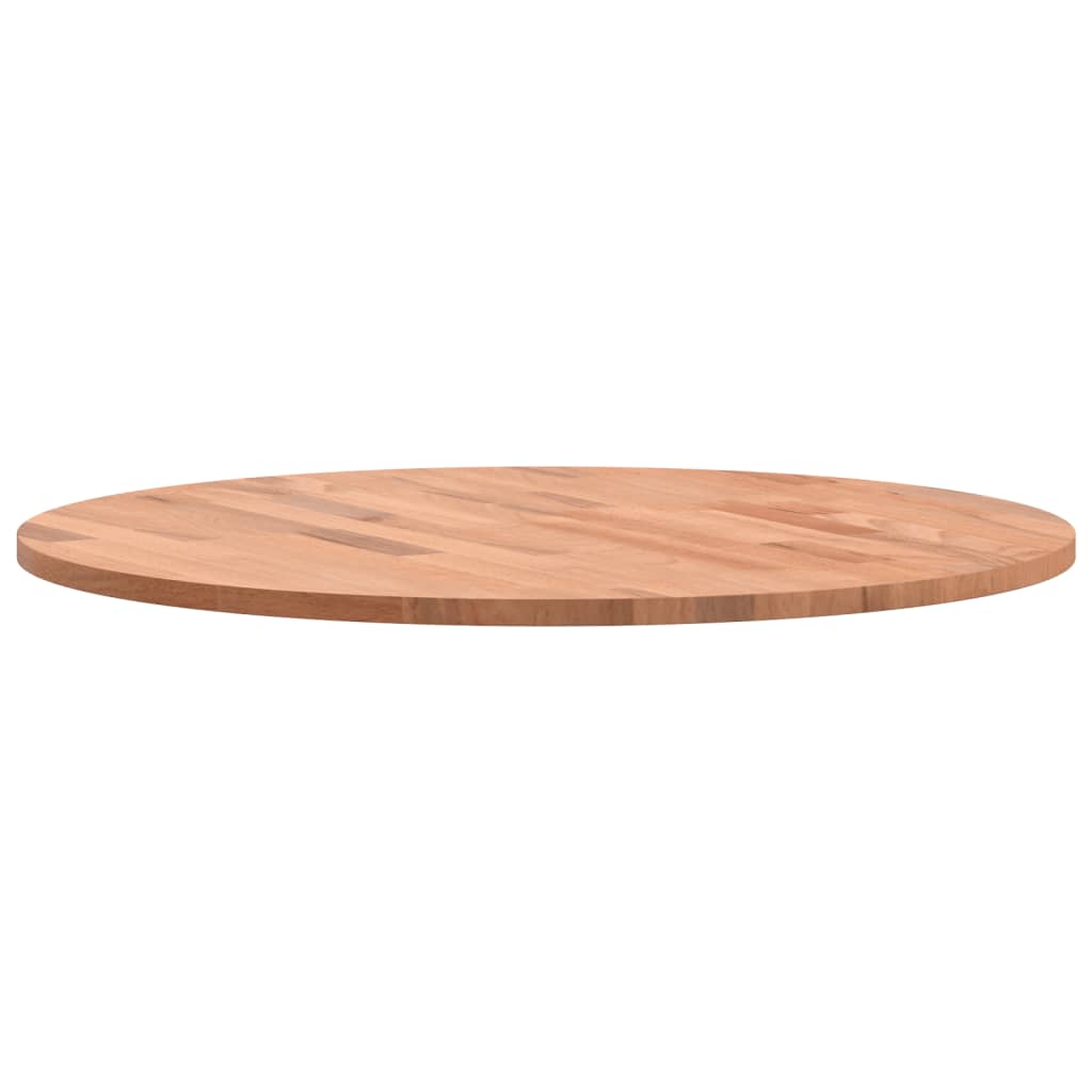 vidaXL Tablero redondo de madera maciza de haya Ø60x1,5 cm - Image 6