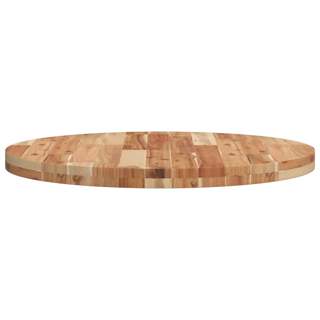 vidaXL Tablero de mesa redondo madera maciza de acacia Ø70x4 cm - Image 6
