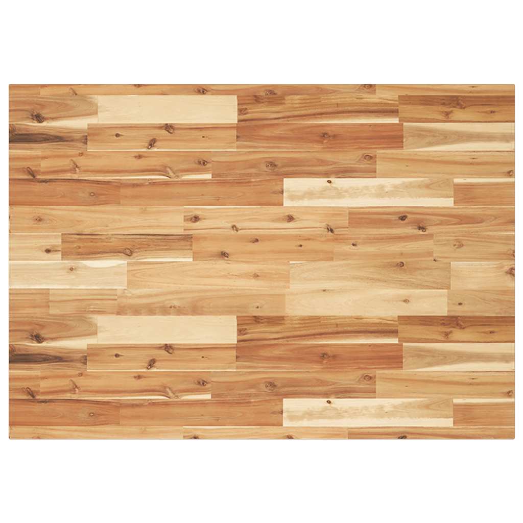 vidaXL Tablero escritorio madera maciza acacia sin tratar 80x70x2 cm