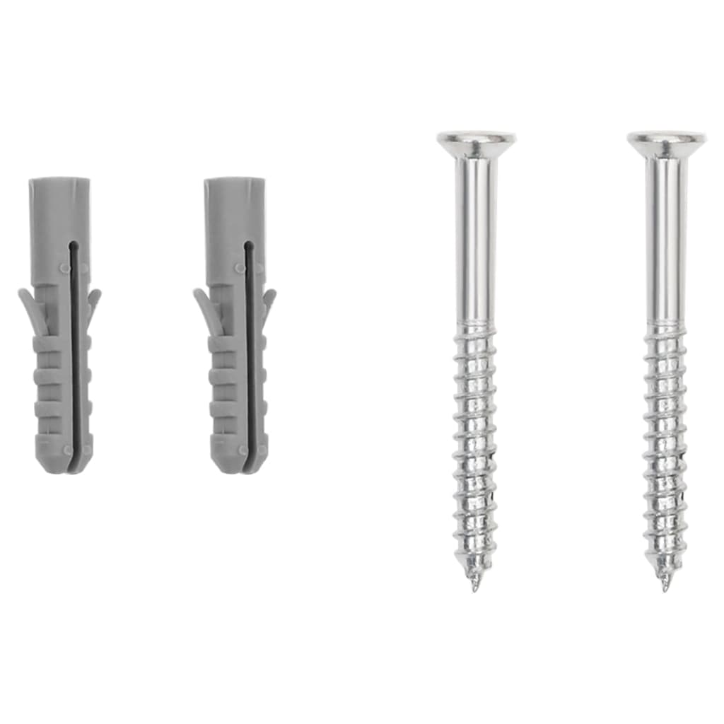 vidaXL Bicicletero para 2 bicicletas acero negro - Image 5