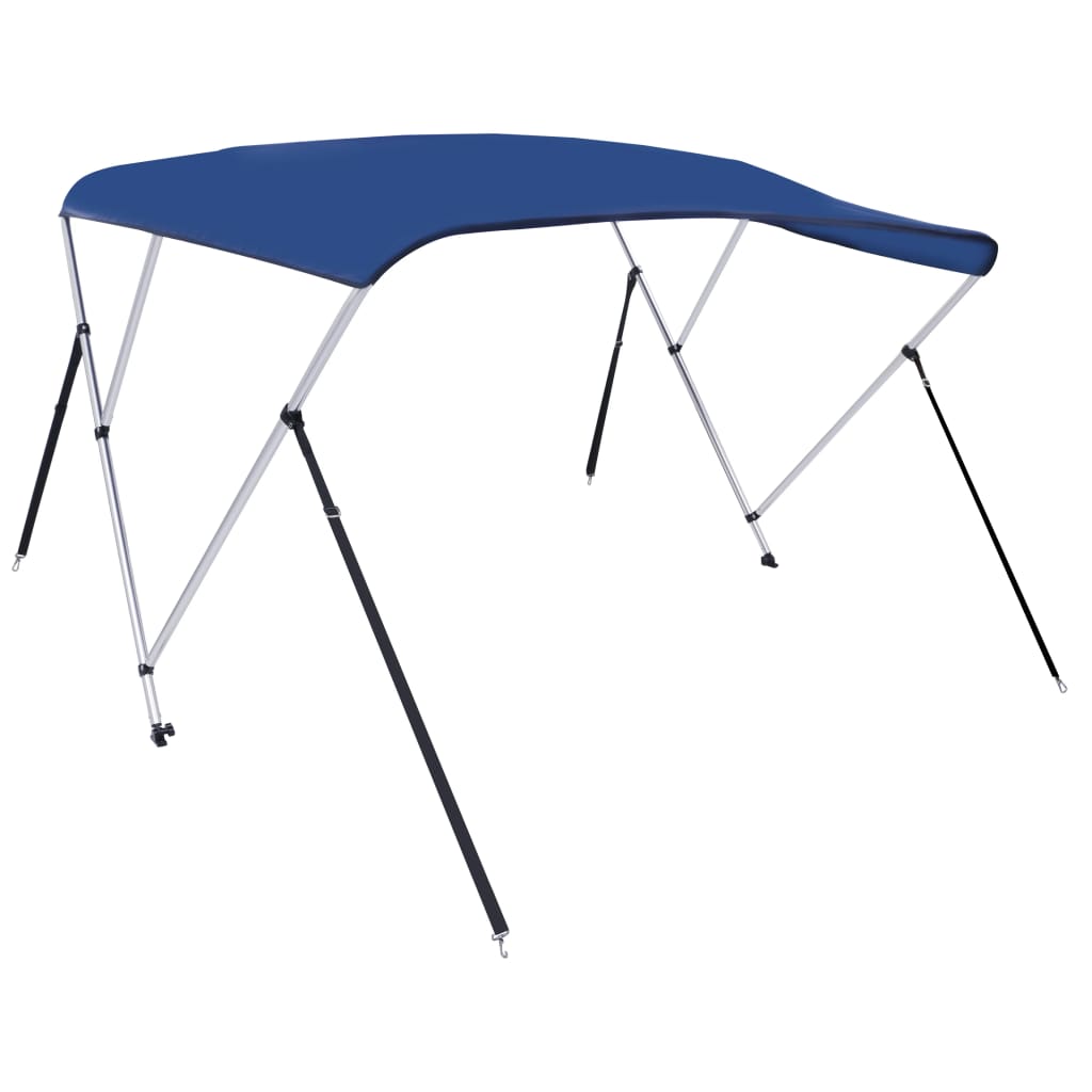vidaXL 3-Bow Bimini Top Blau 183x180x137 cm - Image 3