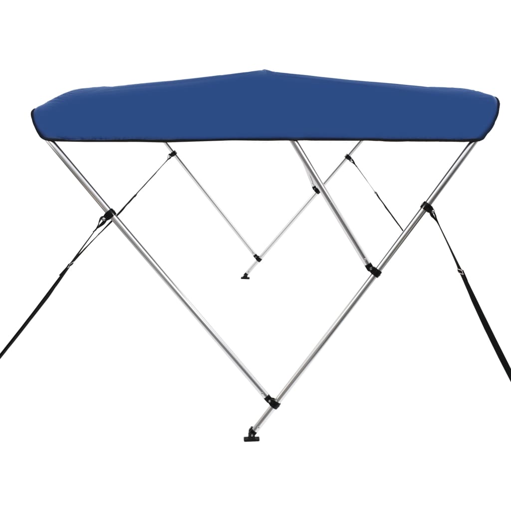 vidaXL 3-Bow Bimini Top Blau 183x180x137 cm - Image 5