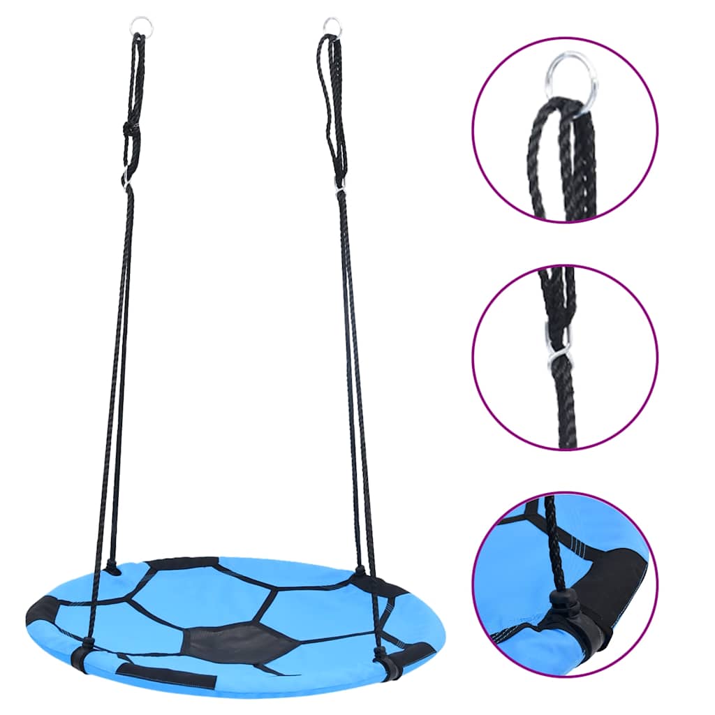 vidaXL Columpio redondo de fútbol 100 cm