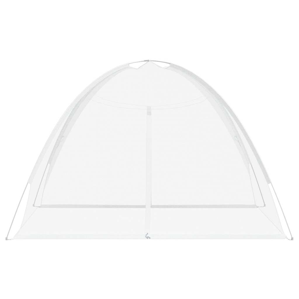 vidaXL Mosquitera con puertas Mongolia 220 malla blanco 200x200x135 cm - Image 4
