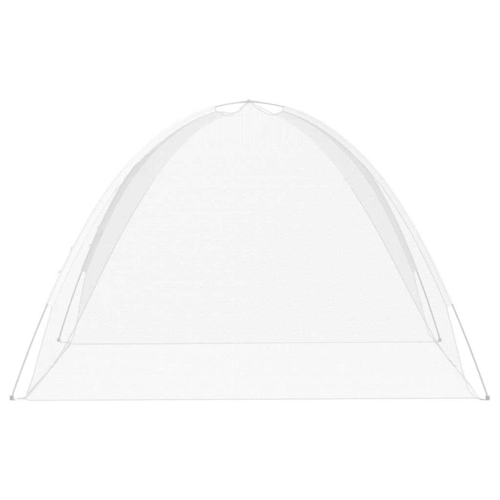 vidaXL Mosquitera con puertas Mongolia 220 malla blanco 200x200x135 cm - Image 5
