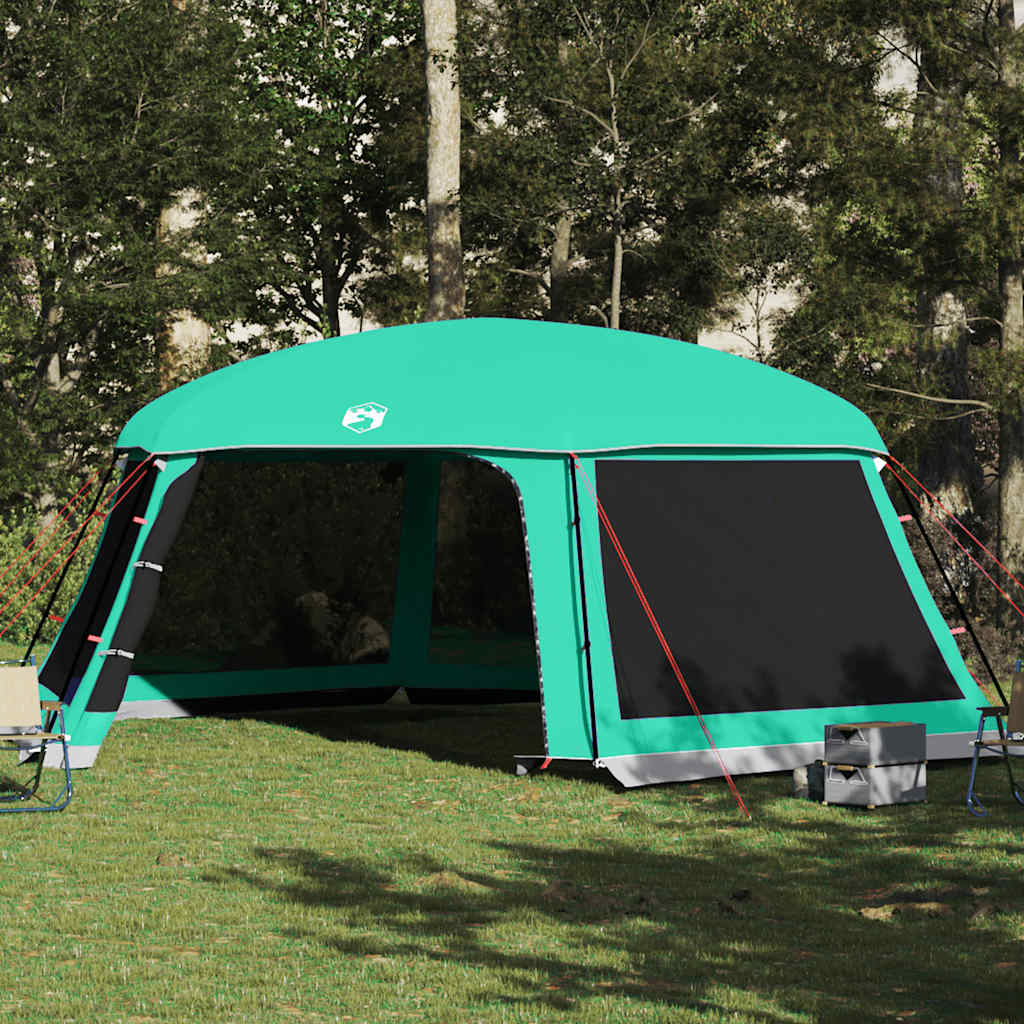 vidaXL Carpa para piscina con desmontables y paredes azul 670x590 cm