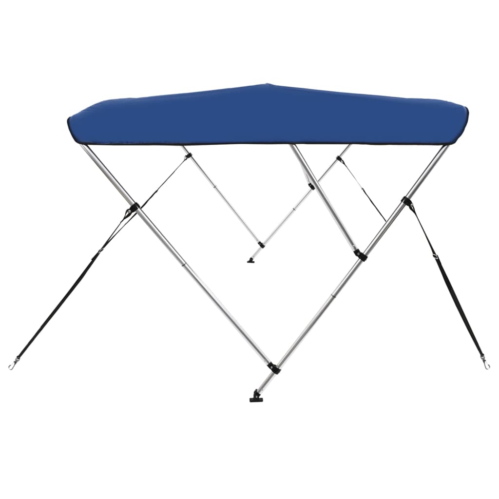 vidaXL 3-Bow Bimini Top Blau 183x160x137 cm - Image 3