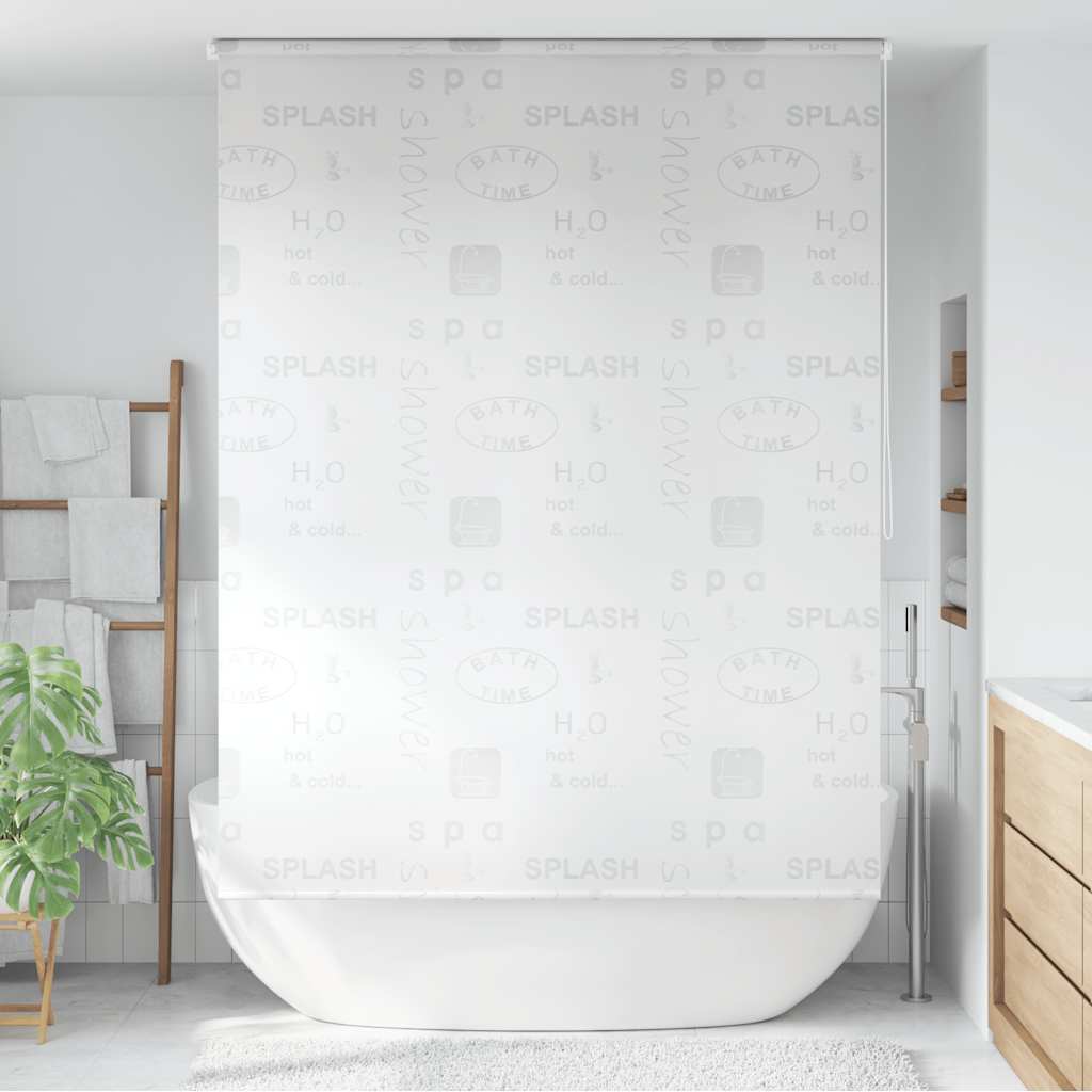 vidaXL Duschrollo 160x240 cm Splash-Design