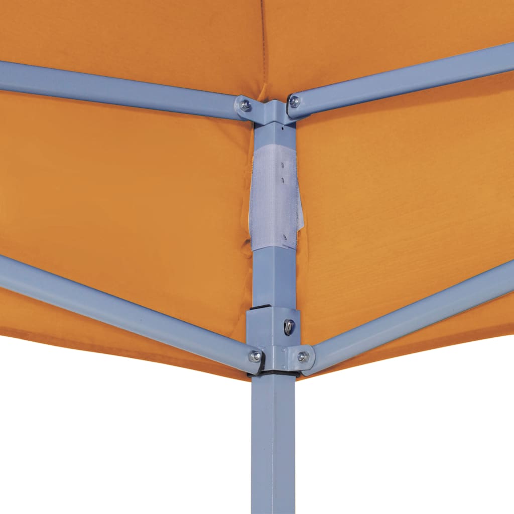 vidaXL Partyzelt-Dach 3x3 m Orange 270 g/m² - Image 4