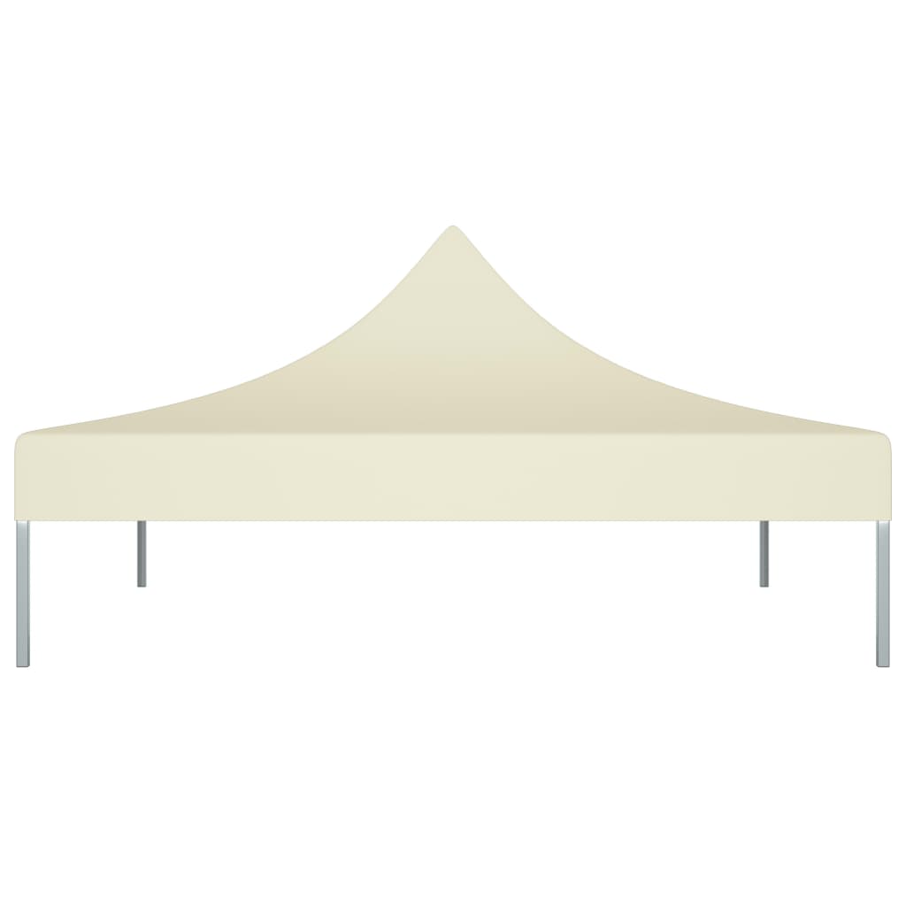 vidaXL Partyzelt-Dach 2x2 m Creme 270 g/m² - Image 3