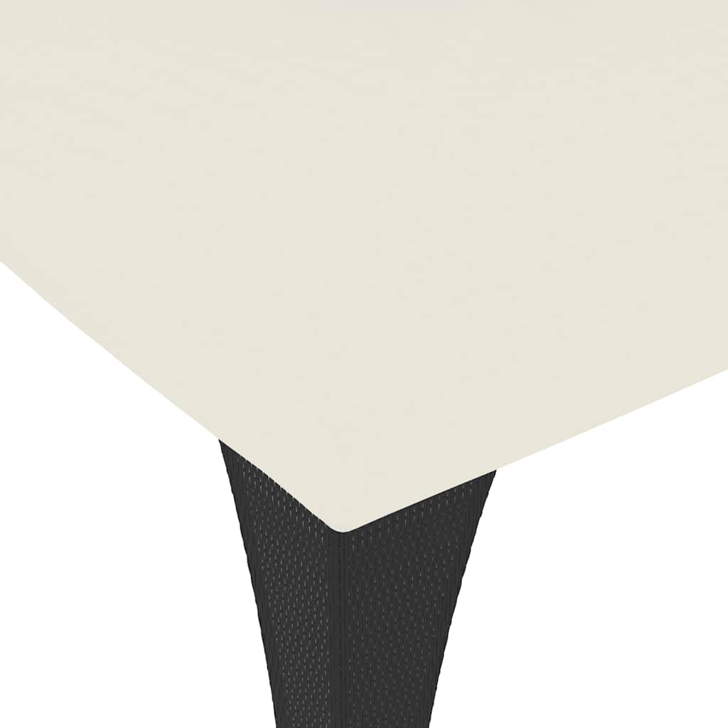 vidaXL Pavillon mit Doppeldach Creme 3,98x2,98 m Stahl - Image 6