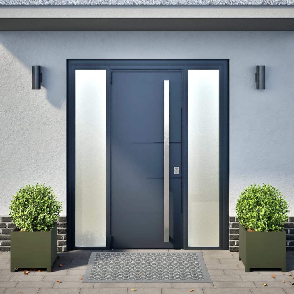 vidaXL Pflanzkübel 2 Stk. Olivgrün 40x40x40 Stahl - Image 3