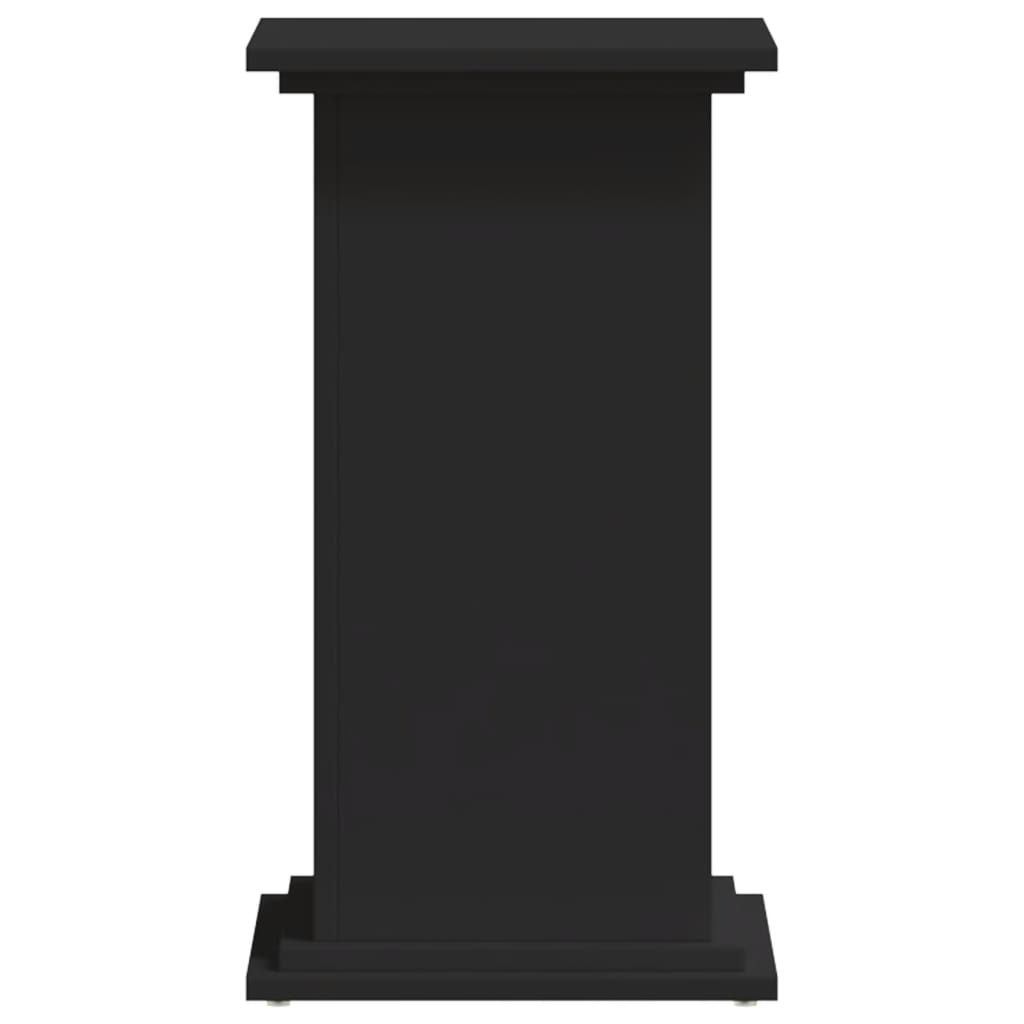 vidaXL Pflanzenständer Schwarz 33x33x60 cm Holzwerkstoff - Image 5