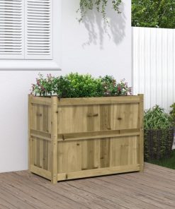vidaXL Pflanzkübel 90x50x70 cm Kiefernholz Imprägniert