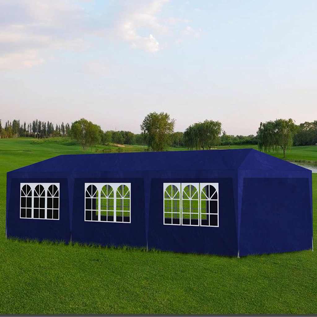 vidaXL Partyzelt 3x9 m Blau