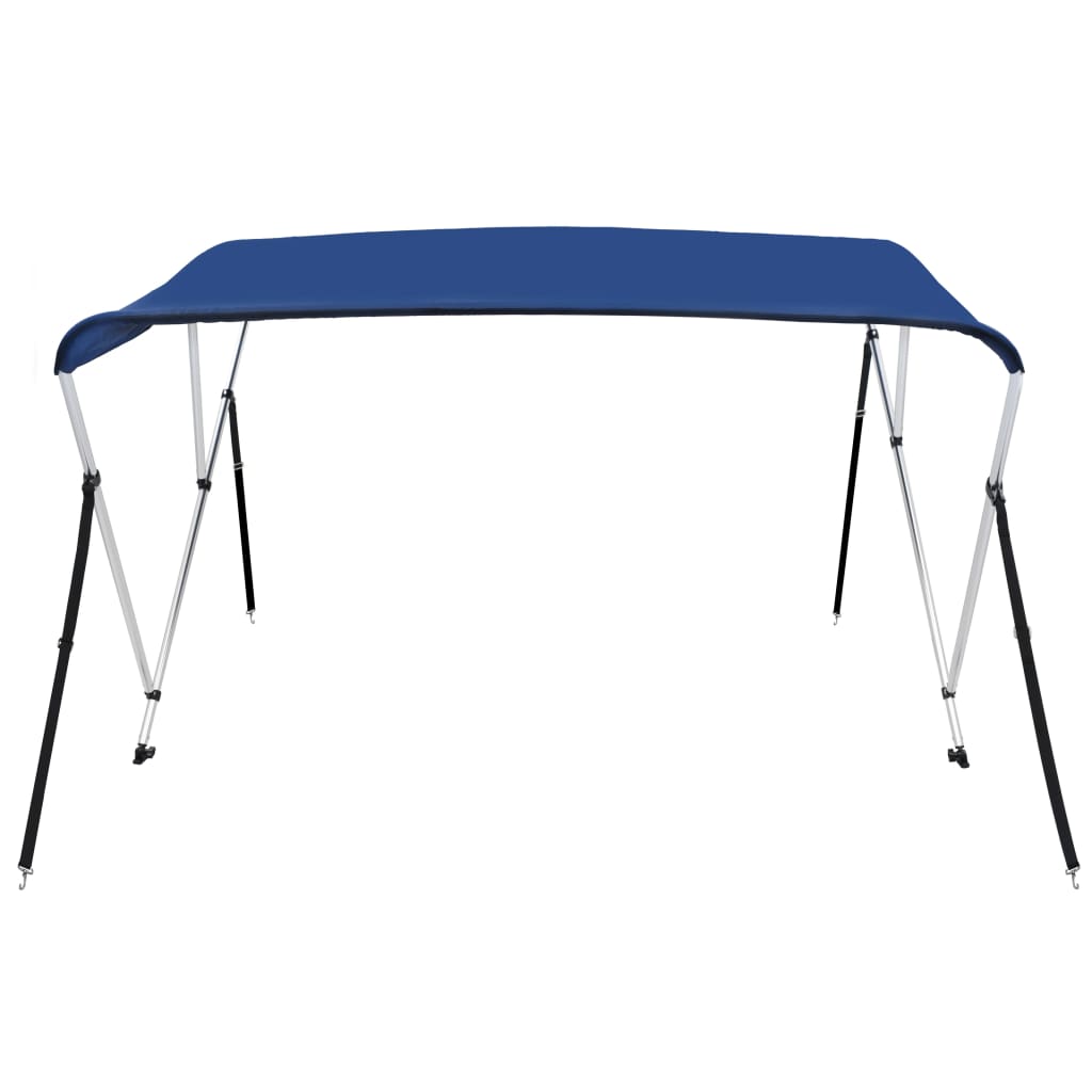 vidaXL 3-Bow Bimini Top Blau 183x140x137 cm - Image 4
