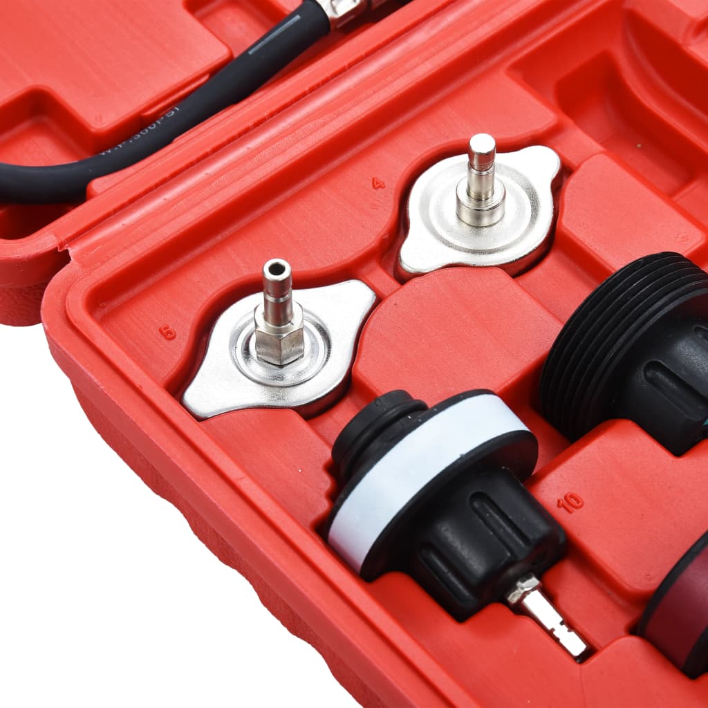vidaXL 14-tlg. Druckprüfgerät für Kühlsysteme & Kühlerdeckel - Image 5
