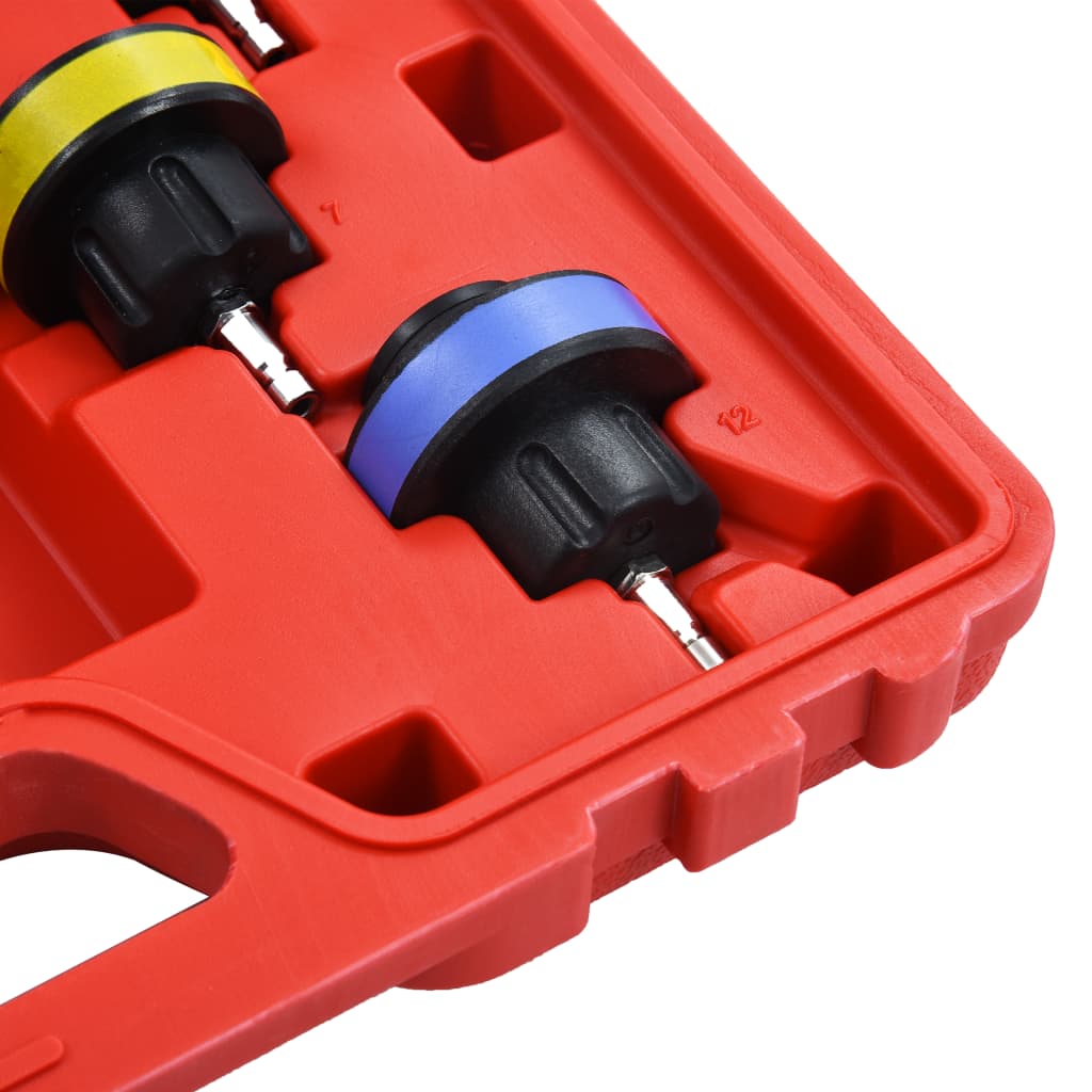 vidaXL 14-tlg. Druckprüfgerät für Kühlsysteme & Kühlerdeckel - Image 6