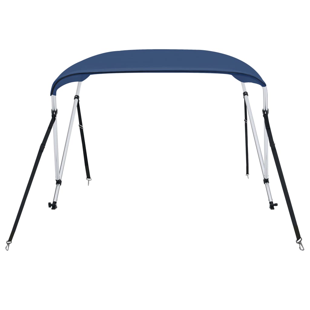 vidaXL 2-Bow Bimini Top Marineblau 180x130x110 cm - Image 3