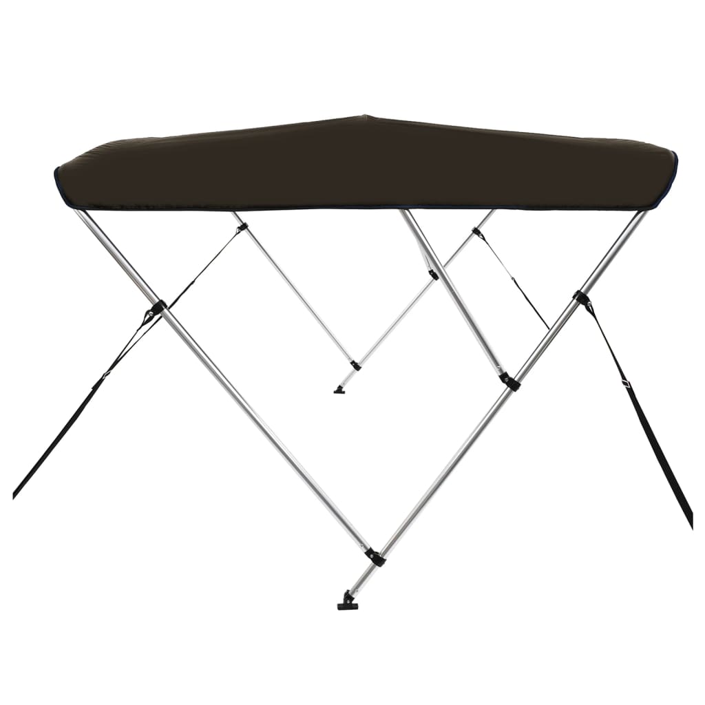 vidaXL 3-Bow Bimini-Top Schwarz 183x140x137 cm - Image 5