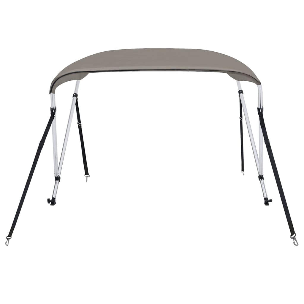 vidaXL 2-Bow Bimini Top Grau 150x120x110 cm - Image 3