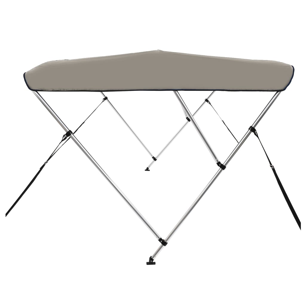 vidaXL 3-Bow Bimini-Top Grau 183x196x137 cm - Image 5