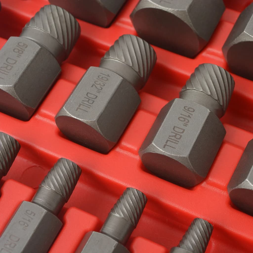 vidaXL 25-tlg. Vielzahn-Schraubenausdreher-Set Stahl - Image 3