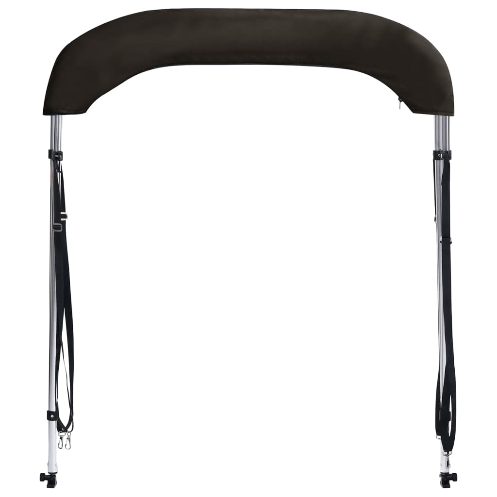 vidaXL 2-Bow Bimini Top Schwarz 180x150x110 cm - Image 4