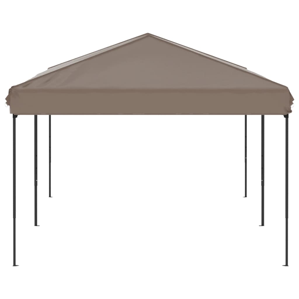 vidaXL Partyzelt Faltbar Taupe 3x6 m - Image 4