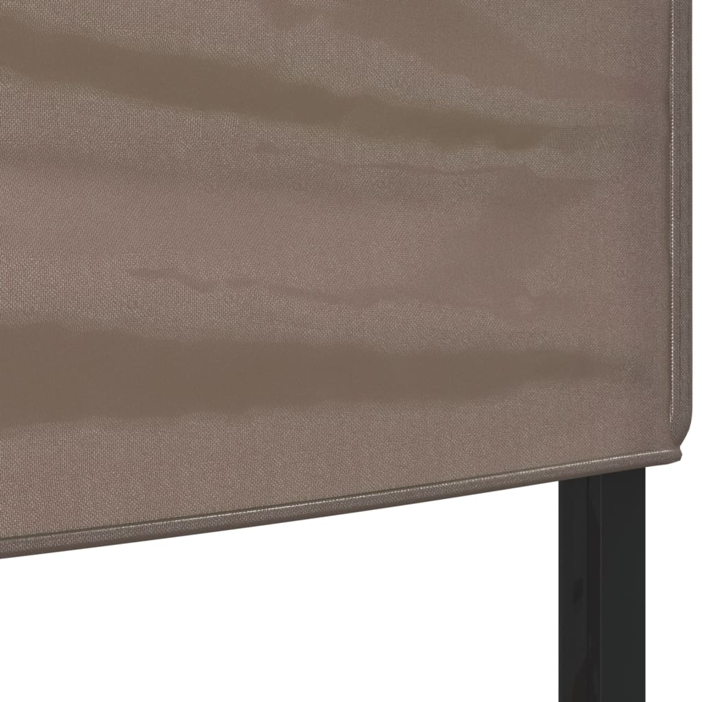 vidaXL Partyzelt Faltbar Taupe 3x3 m - Image 4