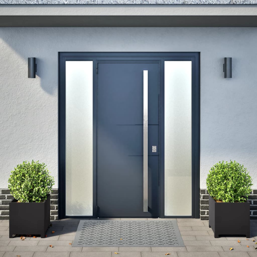 vidaXL Pflanzkübel 2 Stk. Schwarz 40x40x40 cm Stahl - Image 3