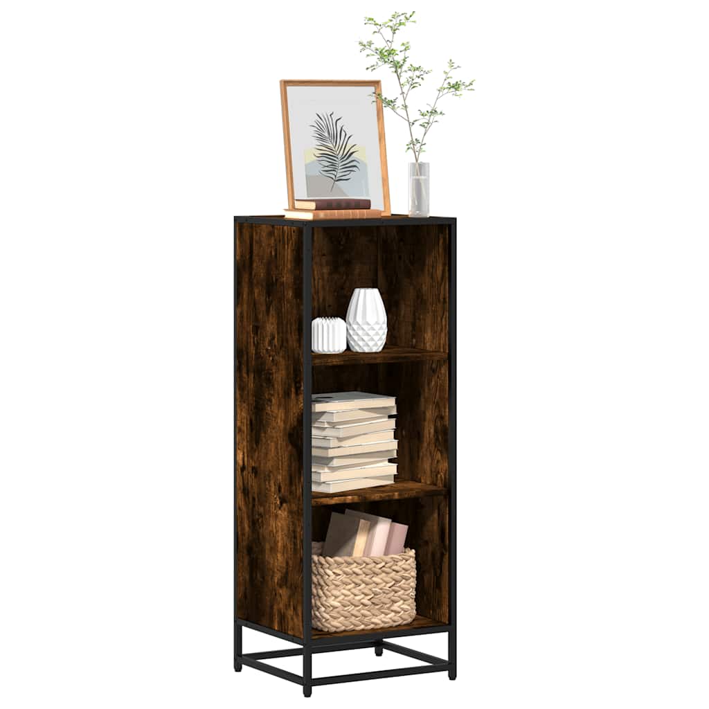 vidaXL Bücherregal Räuchereiche 40x35x107,5 cm Holzwerkstoff