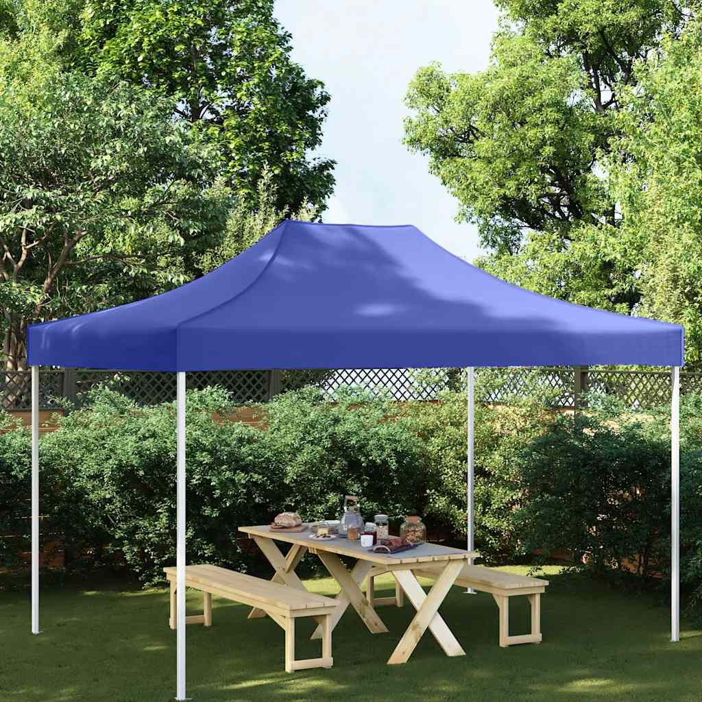vidaXL Partyzelt-Dach 4x3 m Blau 270 g/m²