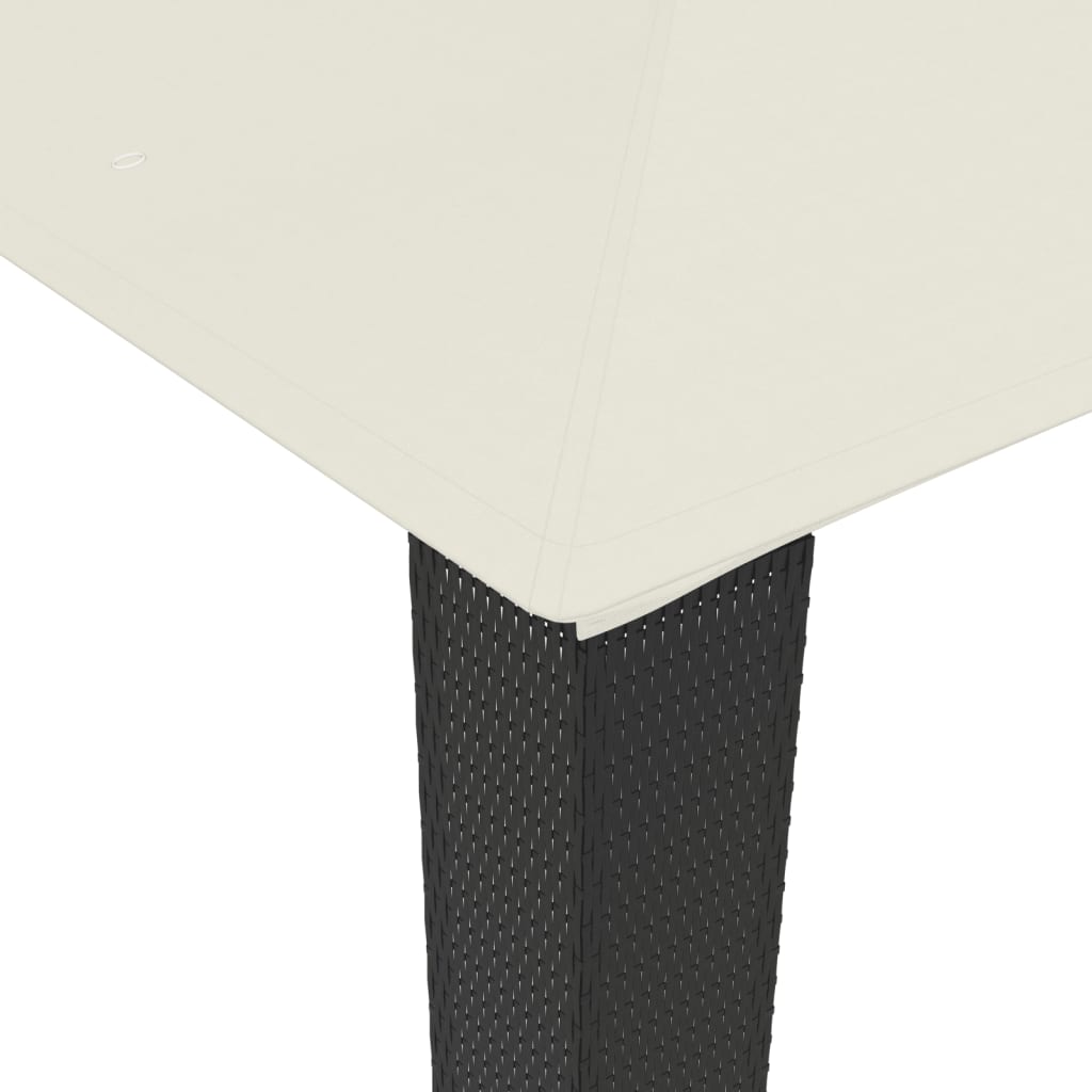 vidaXL Pavillon mit Doppeldach Creme 2,94x2,94 m Stahl - Image 6