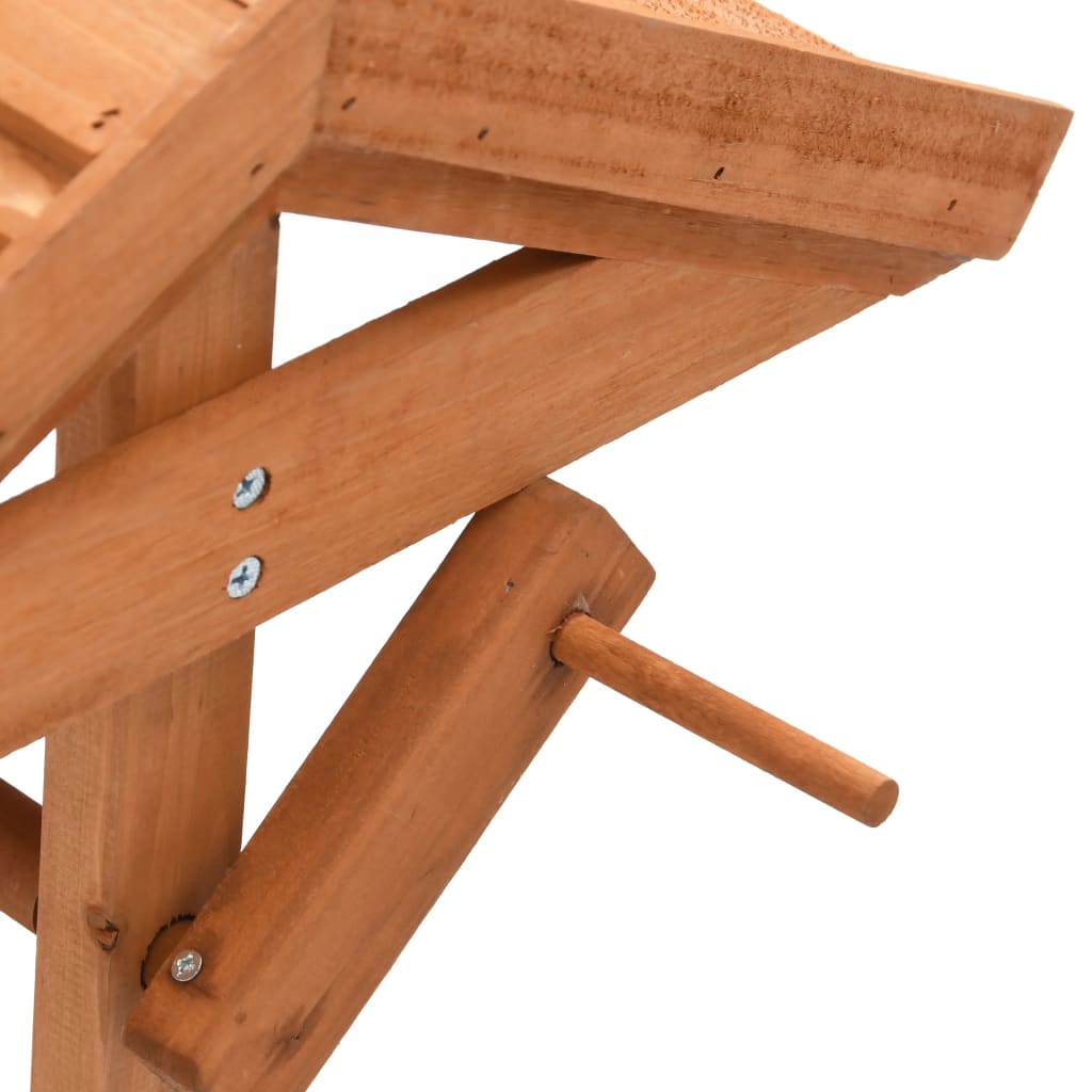 vidaXL Wunschbrunnen-Pflanzkübel 40x40x84 cm Tannenholz - Image 5