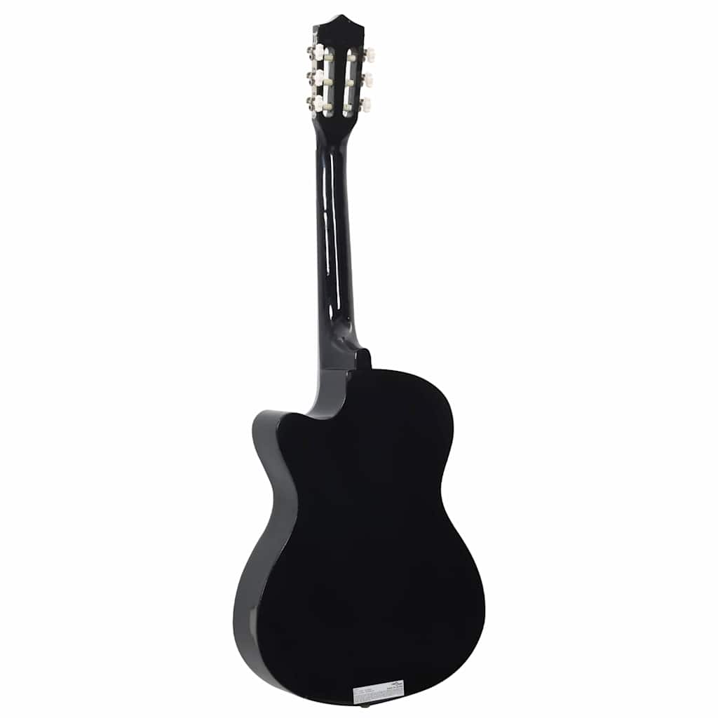 vidaXL Westerngitarre Cutaway mit 6 Saiten Schwarz 38" - Image 5