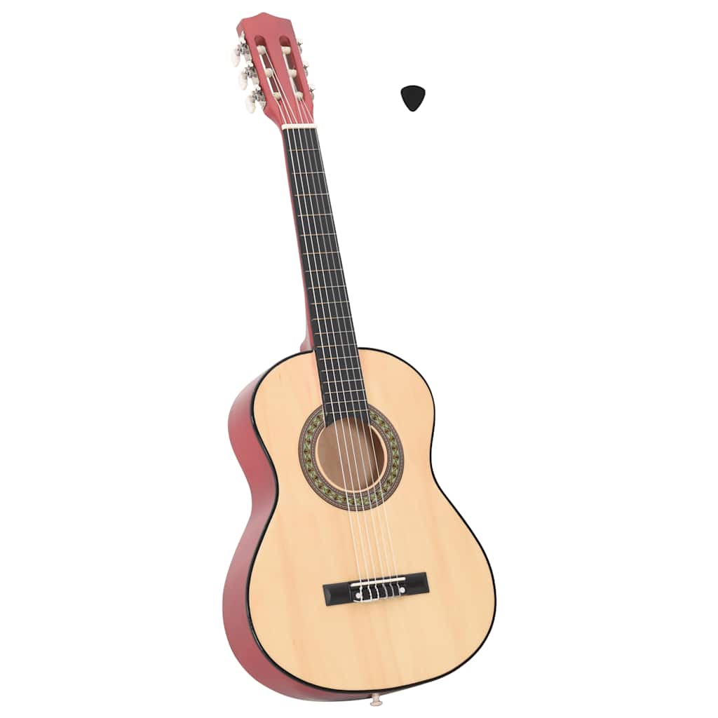 vidaXL Klassische Gitarre für Anfänger und Kinder 1/2 34" Lindenholz