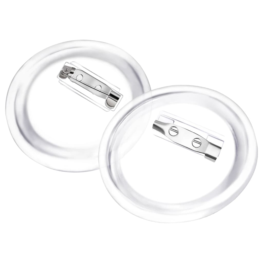 vidaXL Button-Set mit Anstecknadel 100 Stk. Acryl 44 mm - Image 3