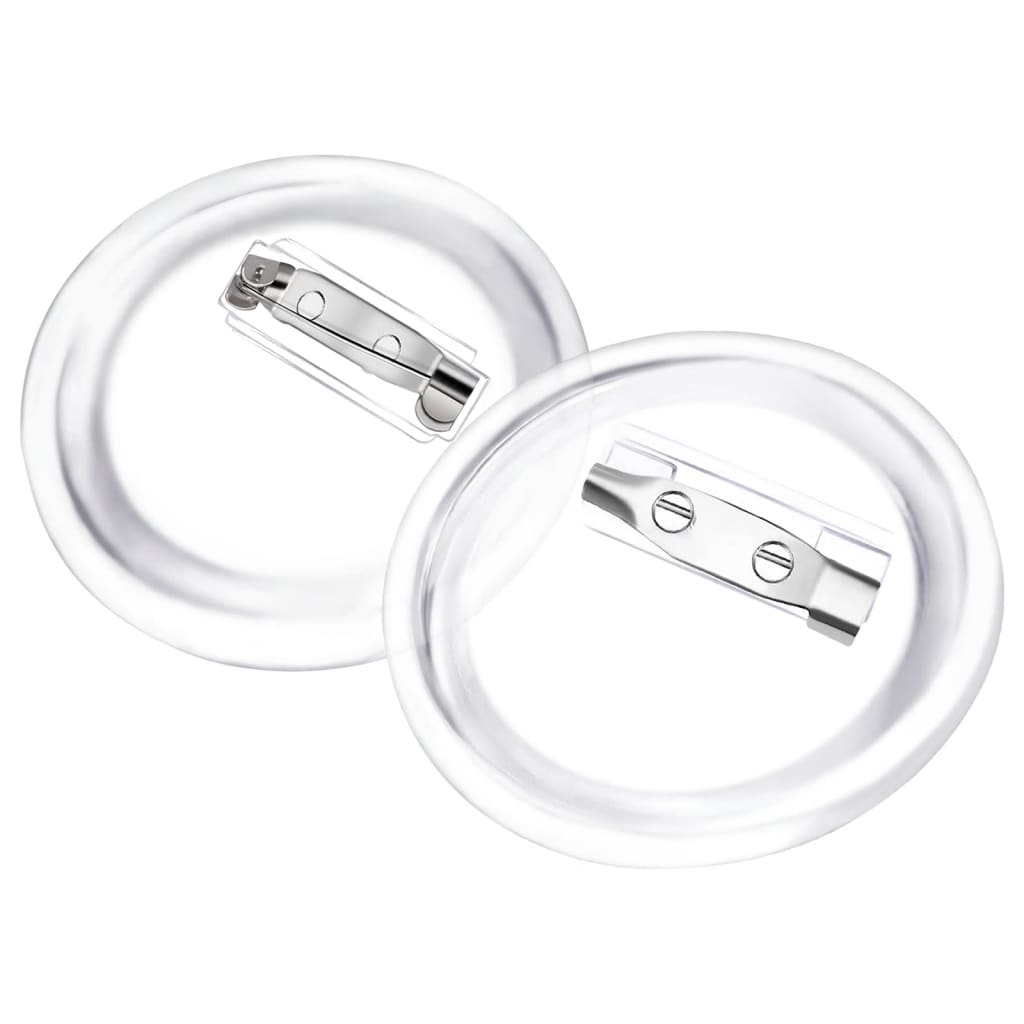 vidaXL Button-Set mit Anstecknadel 100 Stk. Acryl 37 mm - Image 3