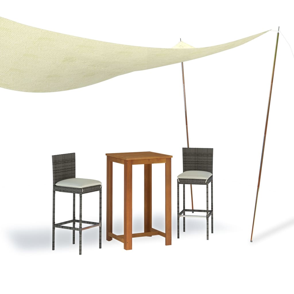 vidaXL Sonnensegel Stangen 2 Stk. 200 cm Verzinkter Stahl - Image 4