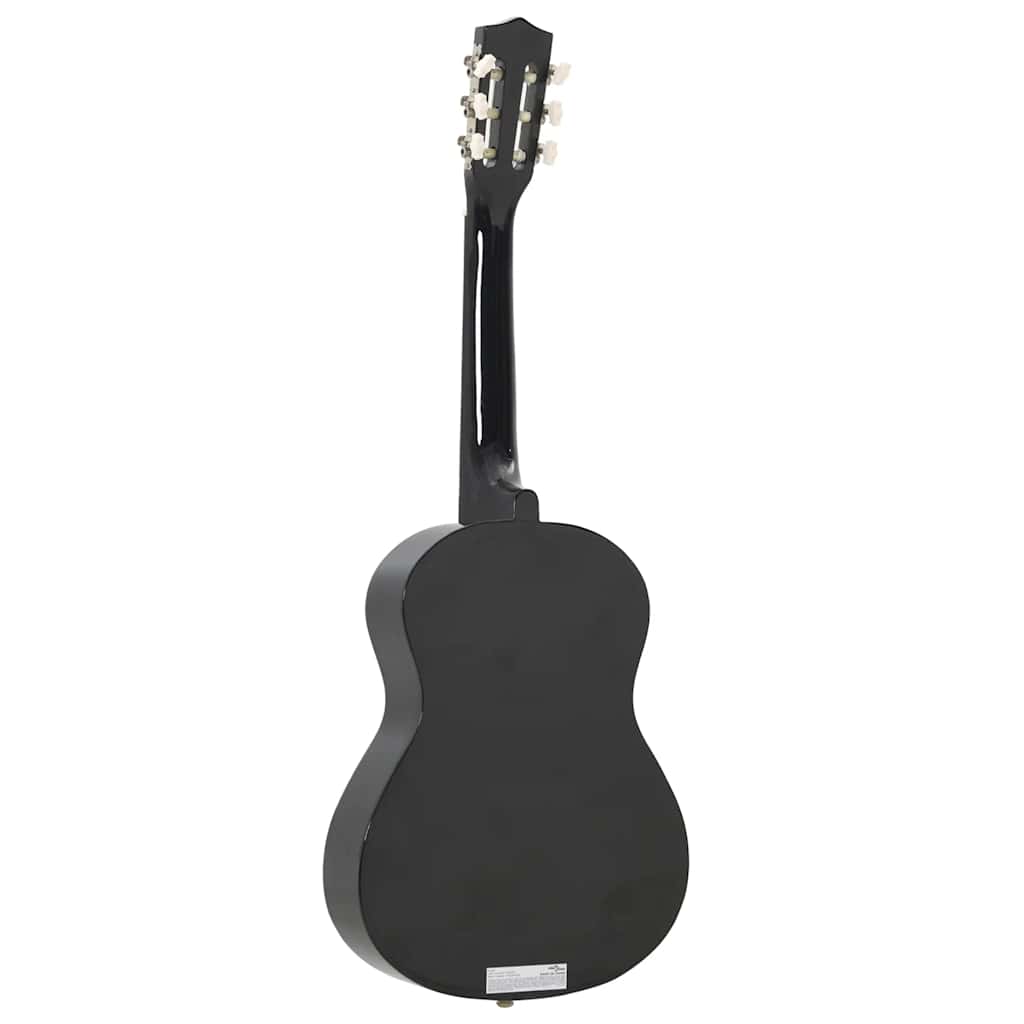 vidaXL Klassikgitarre für Anfänger und Kinder Schwarz 1/2 34" - Image 5