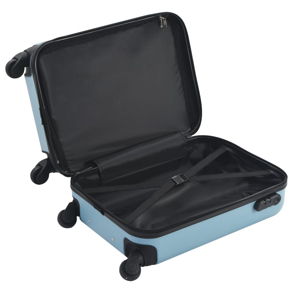 vidaXL Hartschalen-Trolley Blau ABS - Image 5